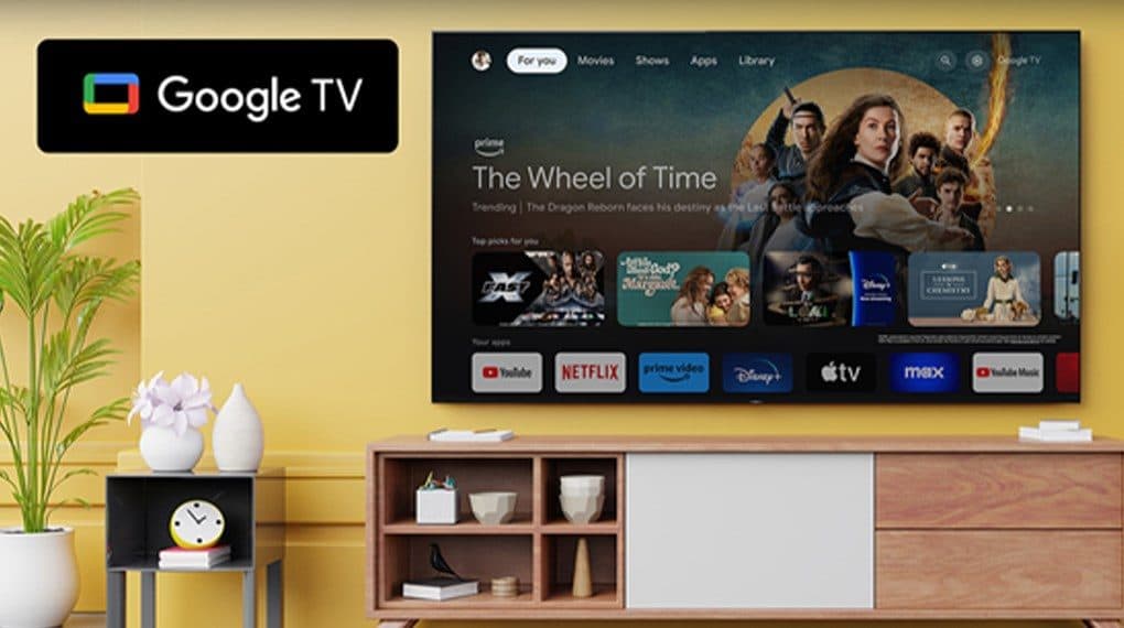 Hệ điều hành Google TV truy cập nhanh chóng mọi nội dung yêu thích