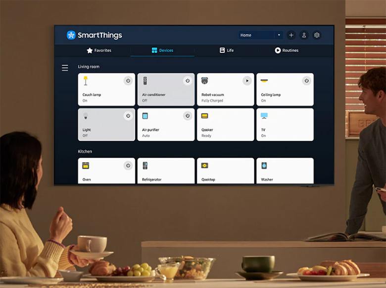 Các tính năng tiện ích điều khiển tivi đơn giản, kết nối thông minh