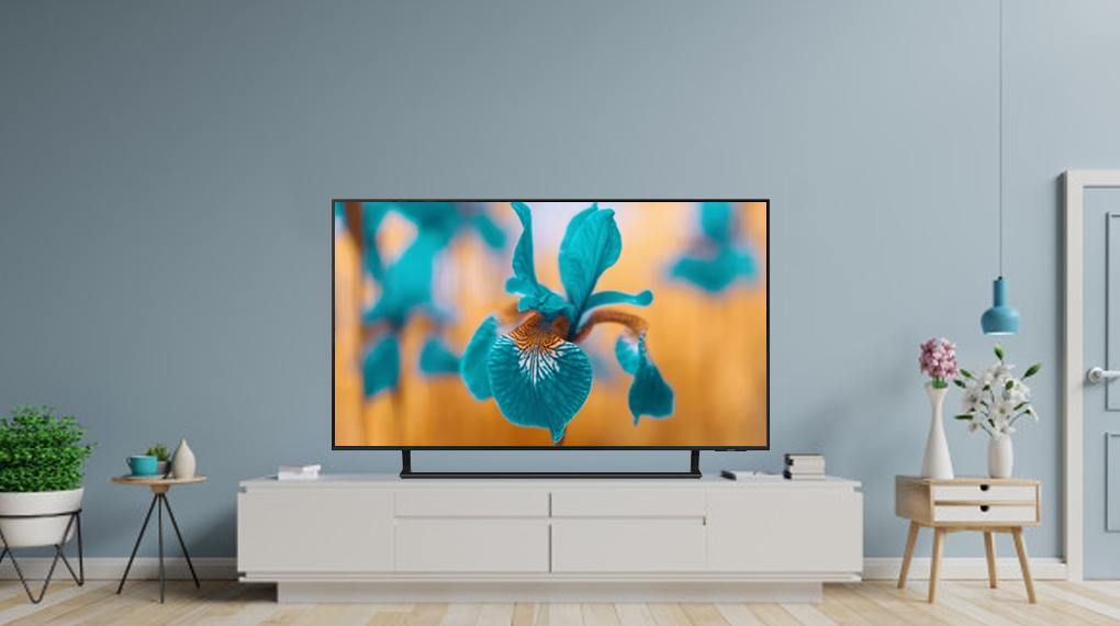 Thiết kế hiện đại, màn hình viền mỏng 75 inch nổi bật mọi không gian