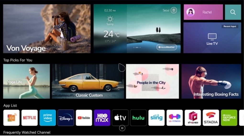 Hệ điều hành WebOS 24 giải trí thú vị hơn cùng với nhiều ứng dụng hấp dẫn