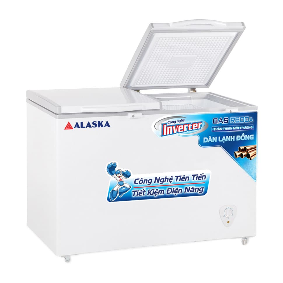 Tủ đông Alaska 2 cửa Inverter 890 Lít HB-890CI