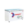 Tủ đông Sanaky VH-2599W4KD- 2 chế độ inverter 195 lít cánh kính cường lực xanh