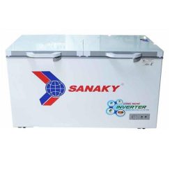 Tủ đông Sanaky VH-3699A4KD-270 lít inverter kính cường lực xanh