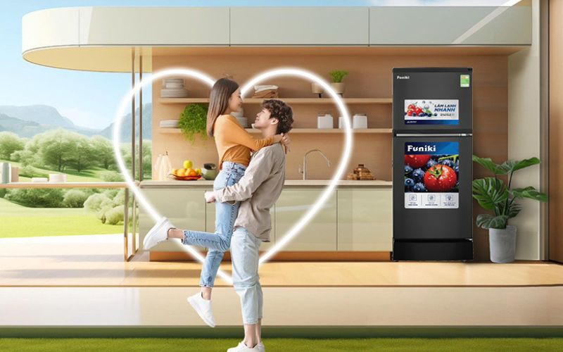 Kiểu dáng nhỏ gọn, dung tích 147 lít phục vụ mọi nhu cầu sử dụng