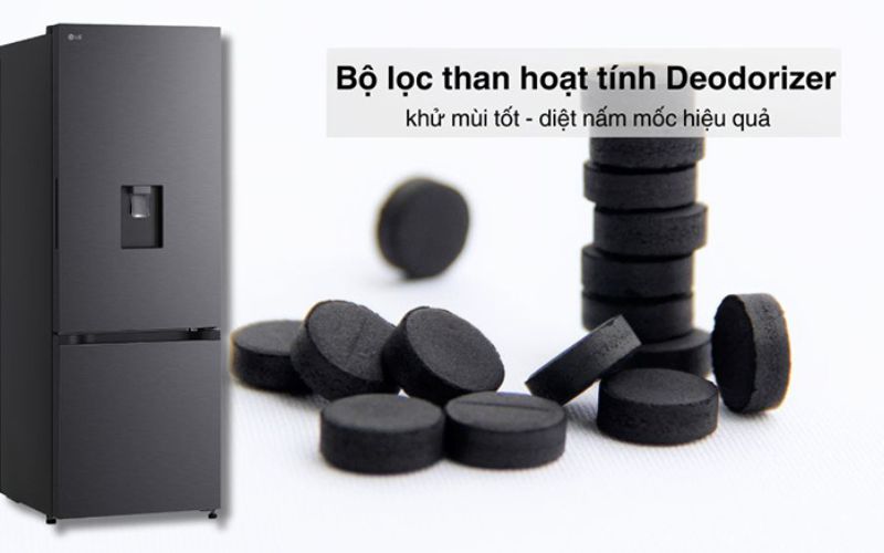 Bộ lọc than hoạt tính Deodorizer khử mùi, diệt nấm mốc hiệu quả