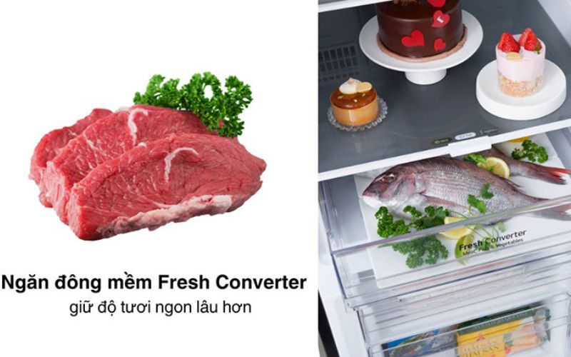 Ngăn đông mềm Fresh Converter cho bạn thưởng thức những món ngon mỗi ngày