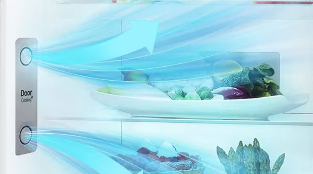 Công nghệ LinearCooling và Door Cooling duy trì độ tươi ngon lâu ngày cho thực phẩm