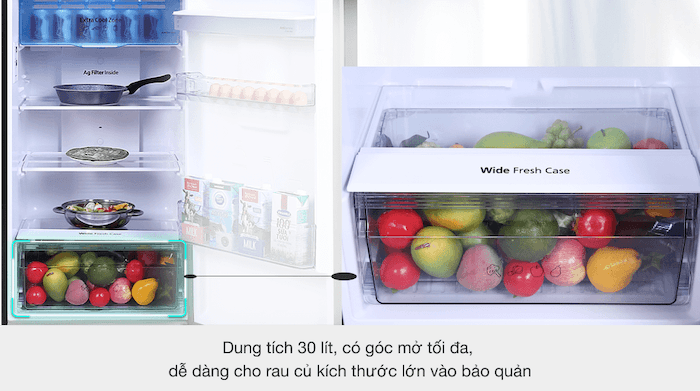 Tủ lạnh Panasonic 2 cánh Inverter 366 Lít NR-TL381VGMV