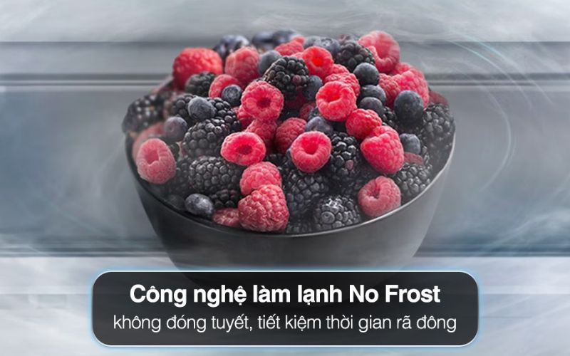 Công nghệ No Frost ổn định nhiệt độ, tránh hiện tượng đóng tuyết