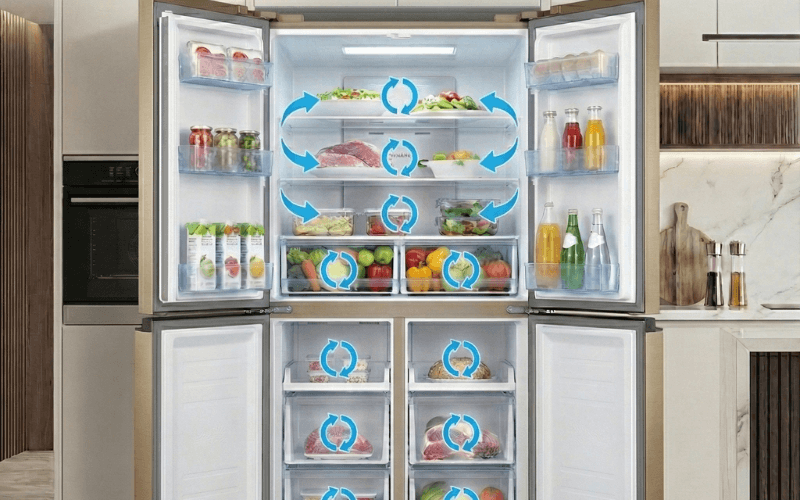 tu lanh sharp inverter multi door 421 lit sj fxp510vg ch hinh 4