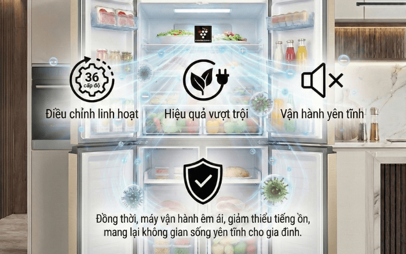 tu lanh sharp inverter multi door 421 lit sj fxp510vg ch hinh 5