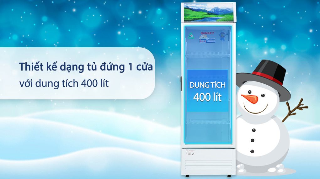 Dung tích lớn cùng mức nhiệt lý tưởng trữ lạnh nhiều thực phẩm tươi ngon