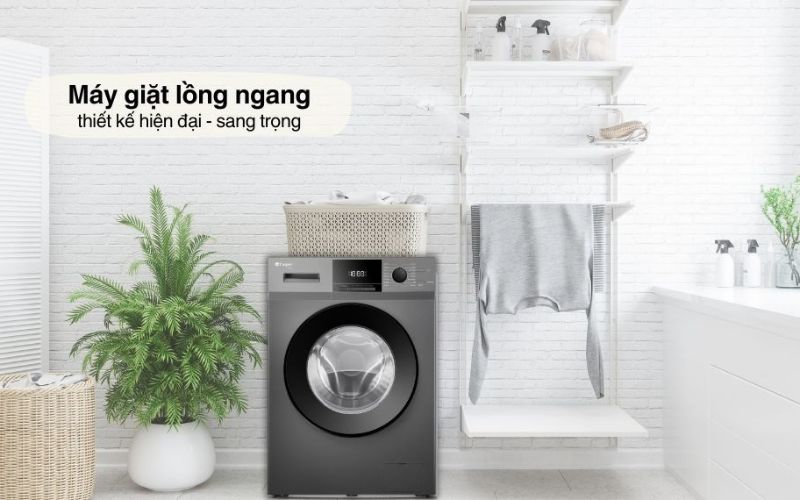 Chiếc máy giặt thông minh Casper bền đẹp nổi bật cả không gian giặt giũ