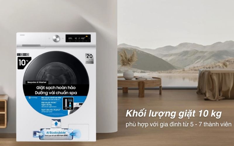 may giat samsung bespoke ai ecobubble inverter 10 kg ww10db7u34gwsv hinh2 1