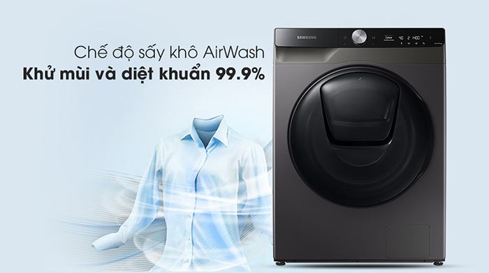 Máy giặt sấy Samsung AI 9KG WD95T754DBX/SV