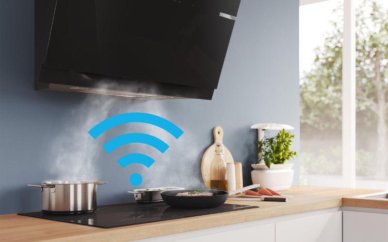 Home Connect sử dụng máy hút mùi Bosch thông minh, tiện nghi hơn