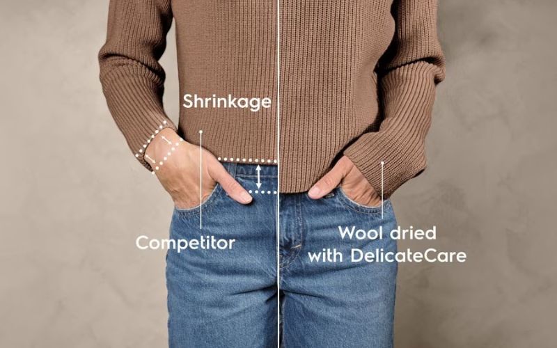 Công nghệ DelicateCare nâng niu, chăm sóc quần áo tối ưu