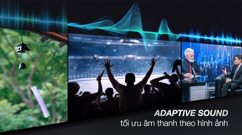 Công nghệ OTS - Q-Symphony Next - Adaptive Sound tạo âm thanh mạnh mẽ, lôi cuốn
