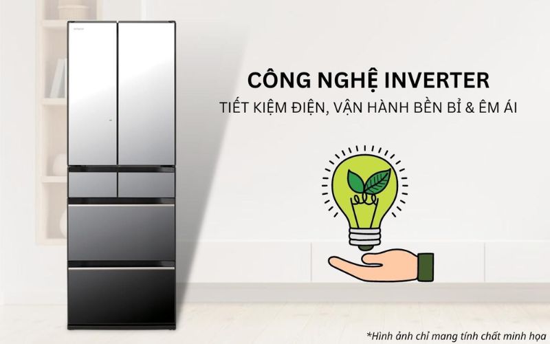 Máy nén Inverter có hiệu suất hoạt động cao, bền êm, tiết kiệm điện năng