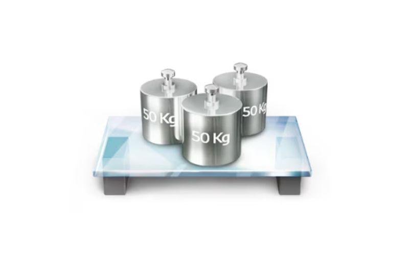 Khay kính chịu lực có khả năng chịu được sức nặng tốt lên đến 150Kg Khay kính chịu lực có khả năng chịu được sức nặng tốt lên đến 150Kg
