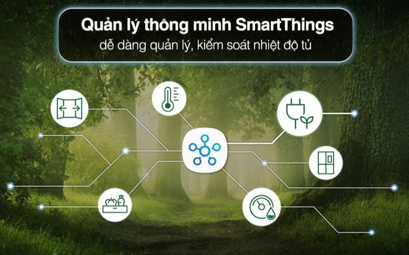 Các tính năng thông minh tăng cường tiện ích khi sử dụng tủ lạnh Samsung