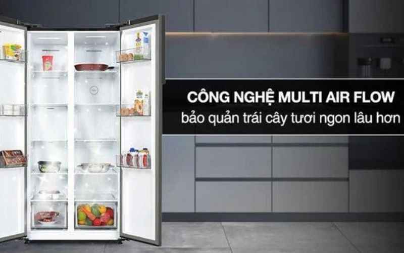 Công nghệ Multi Air Flow làm lạnh, bảo quản toàn diện Công nghệ Multi Air Flow làm lạnh, bảo quản toàn diện