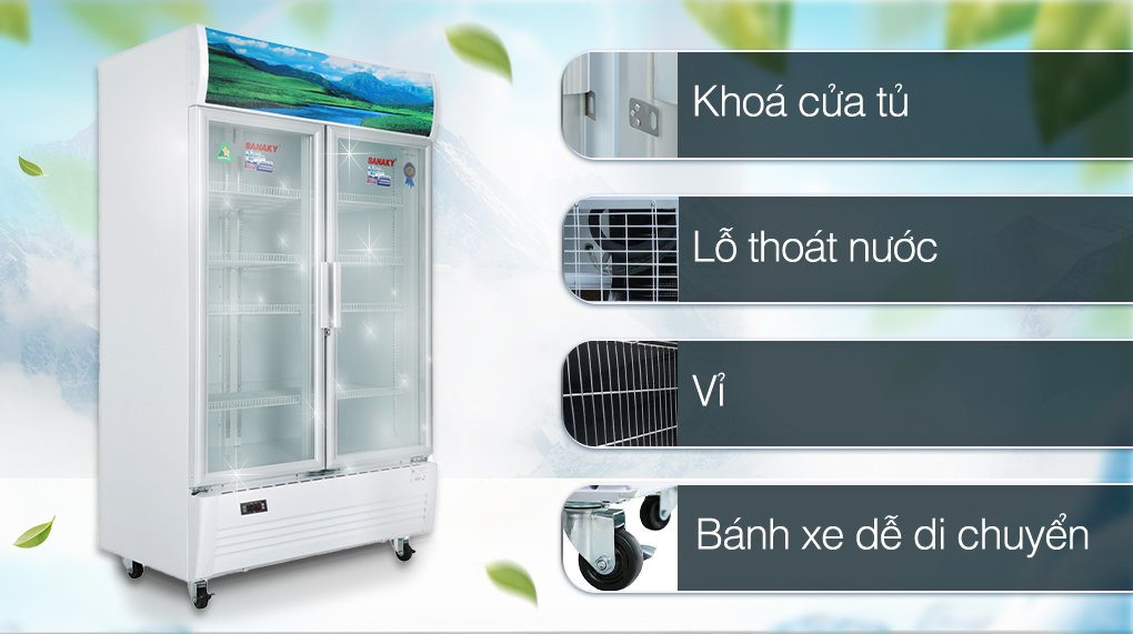 Các tính năng đặc biệt cho quá trình sử dụng tủ mát hiện đại, tiện ích hơn
