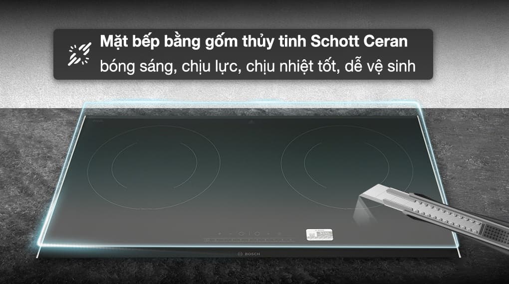 Chiếc bếp từ đôi lắp âm hiện đại, bền đẹp tô điểm cho mọi gian bếp