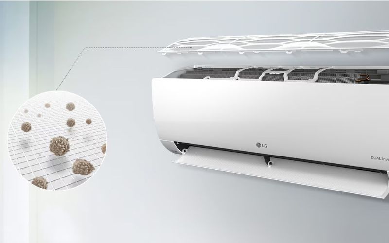 Màng lọc PM2.5 và chức năng tự làm sạch cho không khí tươi mới, trong sạch hơn