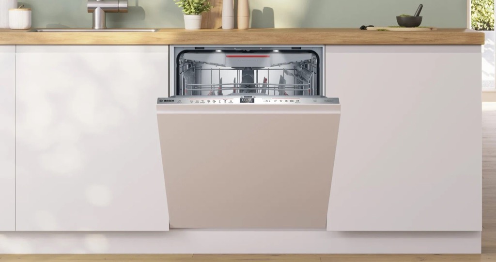 Chiếc máy rửa bát Bosch âm tủ sang trọng, tinh tế hài hòa mọi không gian bếp