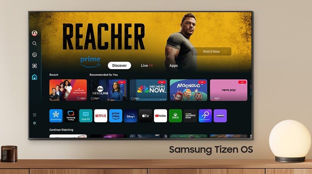 Hệ điều hành Tizen thao tác dễ dàng, truy cập giải trí nhanh chóng
