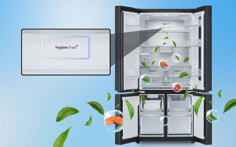 Bộ lọc 5 lớp Hygiene Fresh+ cho môi trường bảo quản tươi mới, sạch sẽ