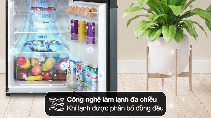 tu lanh sharp 181 lit sj x198v dg 2 cua inverter hinh4