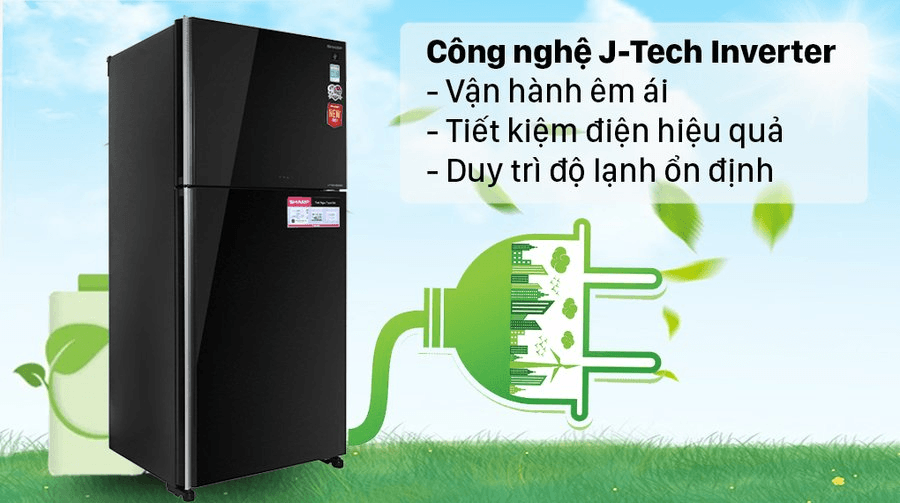 tu lanh sharp sj xp352ae ds h2