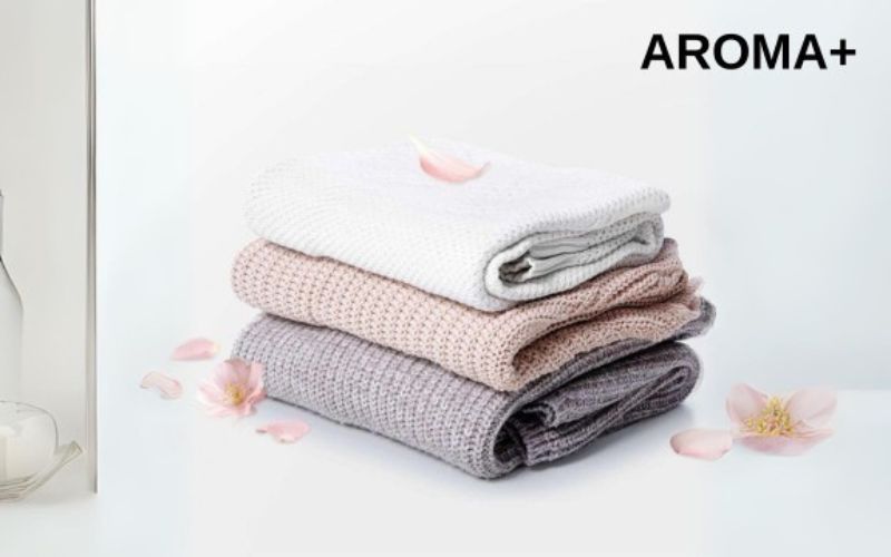 Công nghệ Aroma+ cho quần áo mềm mại, lưu hương cả ngày