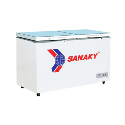Tủ đông Sanaky VH-4099A2KD- 305 Lít cánh kính cường lực xanh