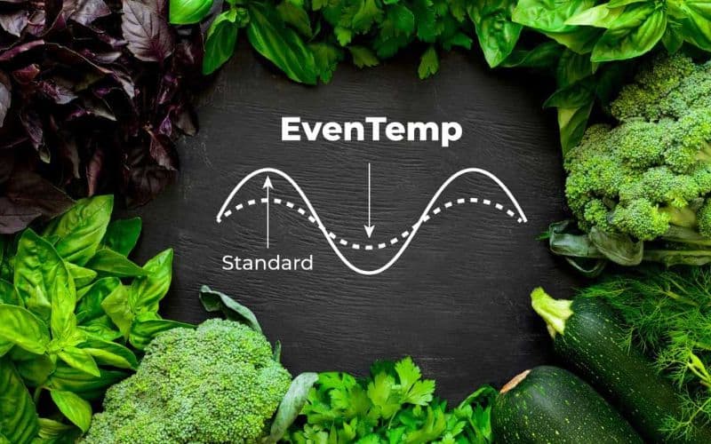 Công nghệ EvenTemp duy trì trạng thái tươi ngon thực phẩm lâu dài hơn