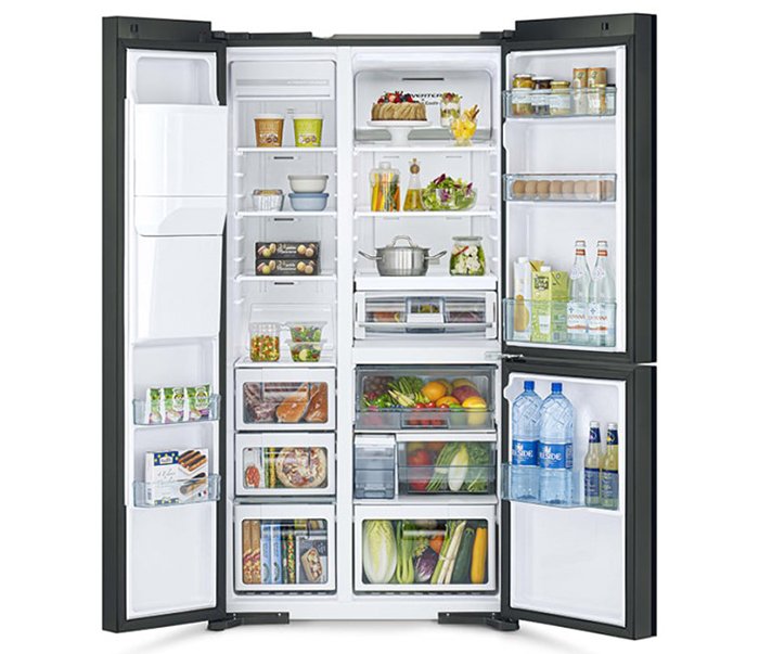 Tủ lạnh Side by Side Hitachi Inverter 569 Lít R-MY800GVGV0 Tủ lạnh Side by Side Hitachi Inverter 569 Lít R-MY800GVGV0