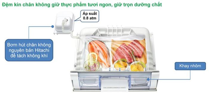 Tủ lạnh Side by Side Hitachi Inverter 569 Lít R-MY800GVGV0 Tủ lạnh Side by Side Hitachi Inverter 569 Lít R-MY800GVGV0