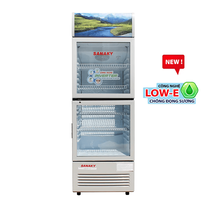 Tủ mát Sanaky 400 Lít 2 cửa Inverter VH-408W3L