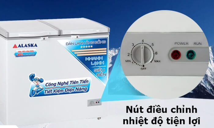 Tủ đông Alaska 5500 lít BCD-5068C