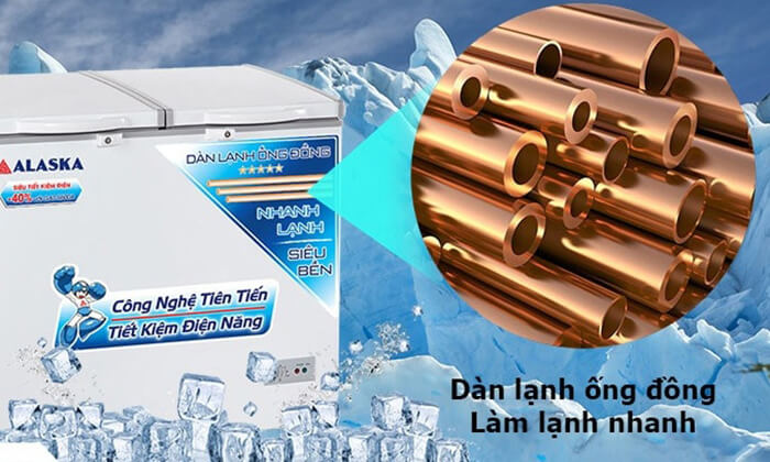 Tủ đông Alaska 5500 lít BCD-5068C