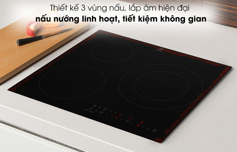 Bếp âm từ Electrolux 3 vùng nấu LIT60336