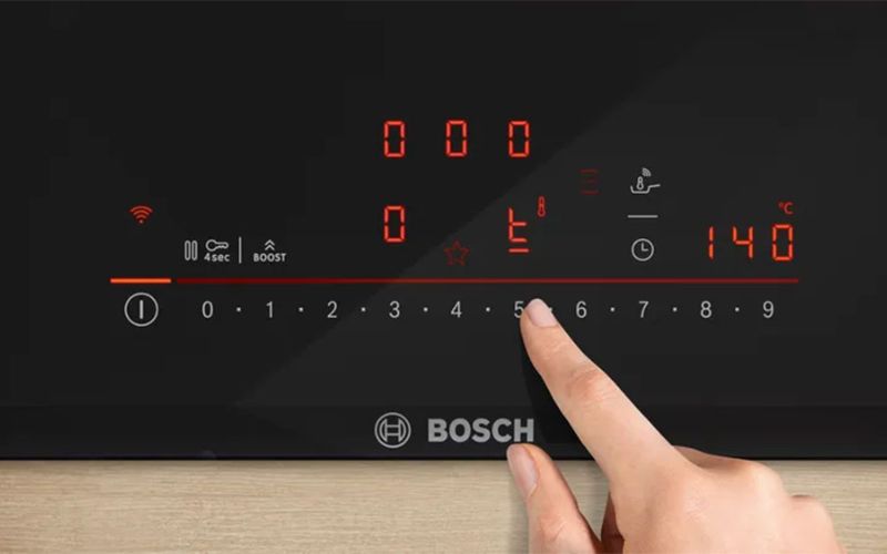 Tính năng ghi nhớ đặc biệt lưu trữ cài đặt cuối khi bị tắt bếp