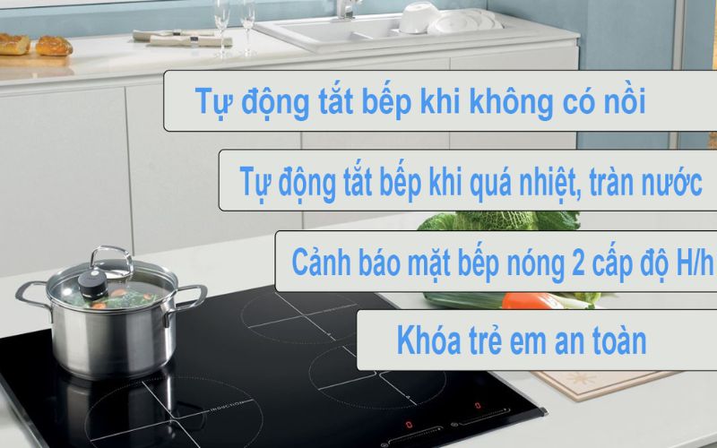 Tính năng Restart khôi phục cài đặt cuối trước khi tắt bếp