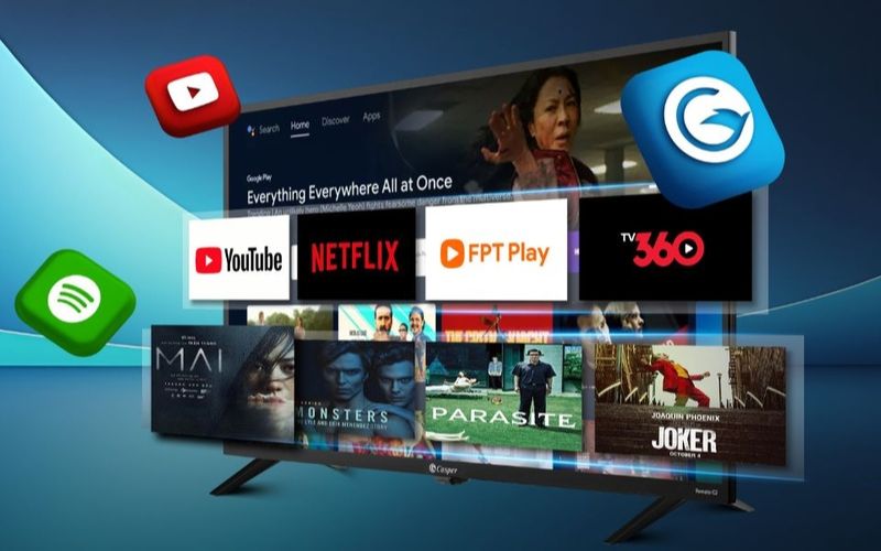 Hệ điều hành Android TV cho bạn thưởng thức mọi chương trình yêu thích