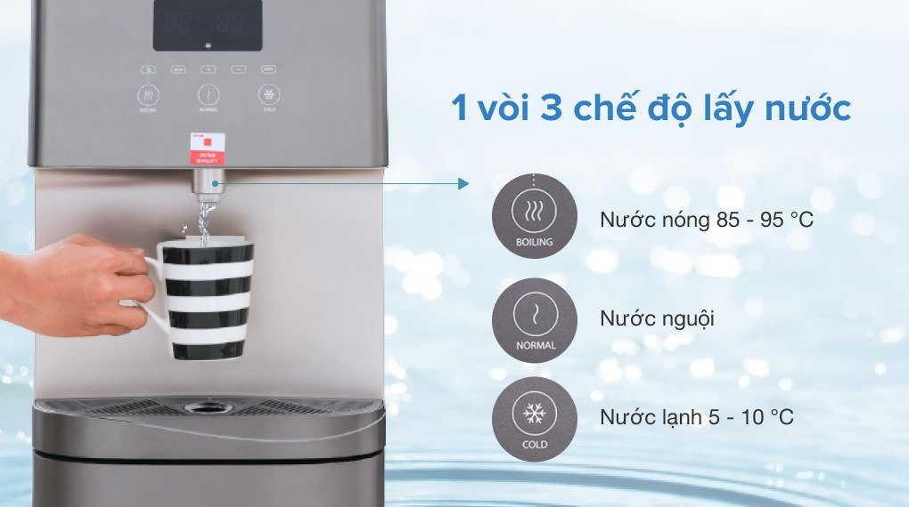 Ba chế độ có nhiệt độ hoàn hảo đáp ứng mọi nhu cầu sử dụng
