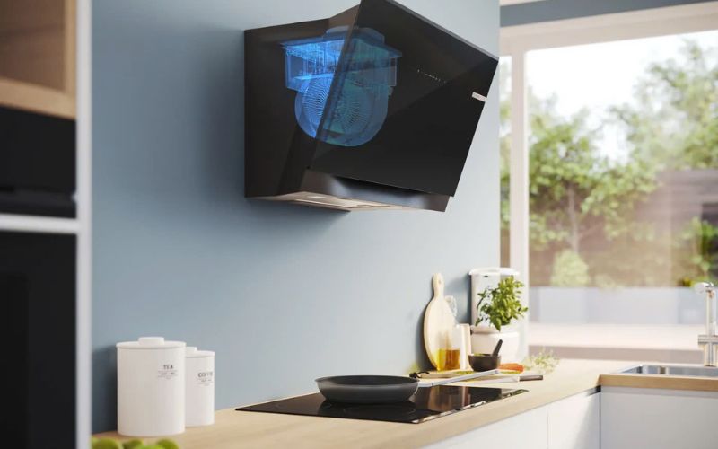 Đồng bộ với bếp từ qua wifi thực hiện các chương trình hút tự động