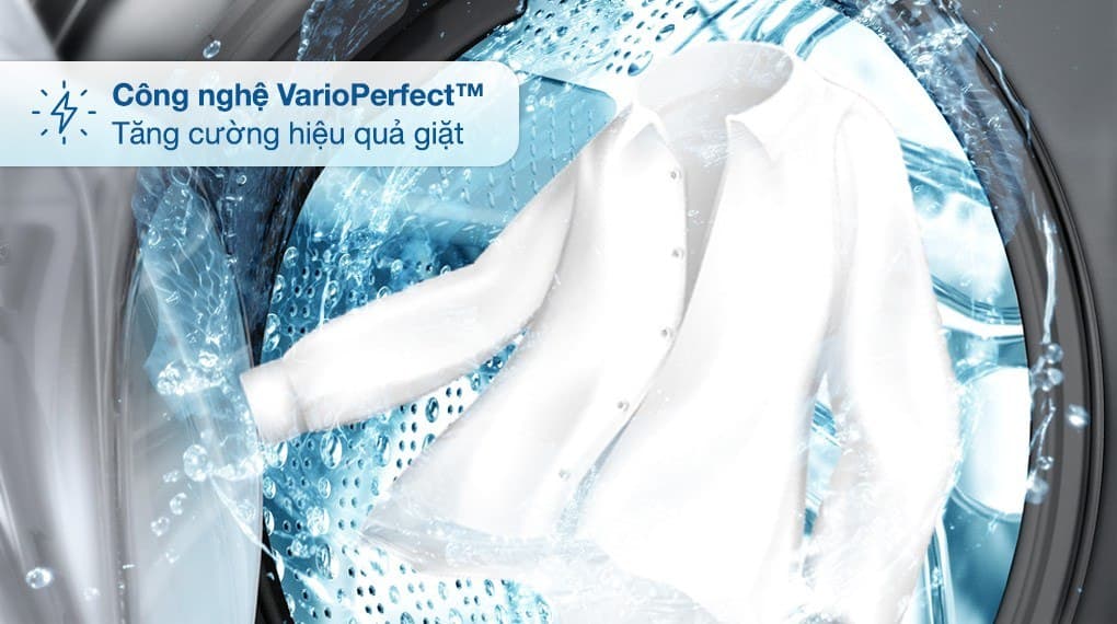 Công nghệ VarioPerfect nâng cao hiệu quả giặt sạch