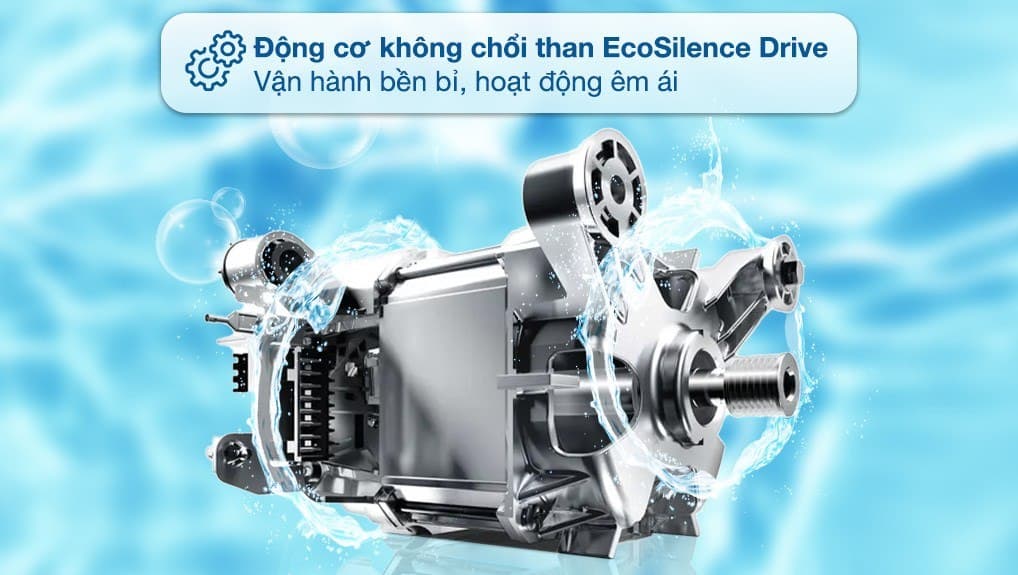 Động cơ EcoSilence Drive vận hành êm ái, tiết kiệm điện năng đáng kể